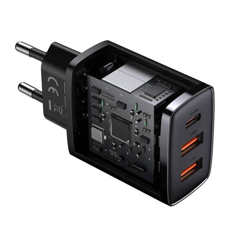 شارژر دیواری باسئوس مدل CCXJ 30W - مشکی