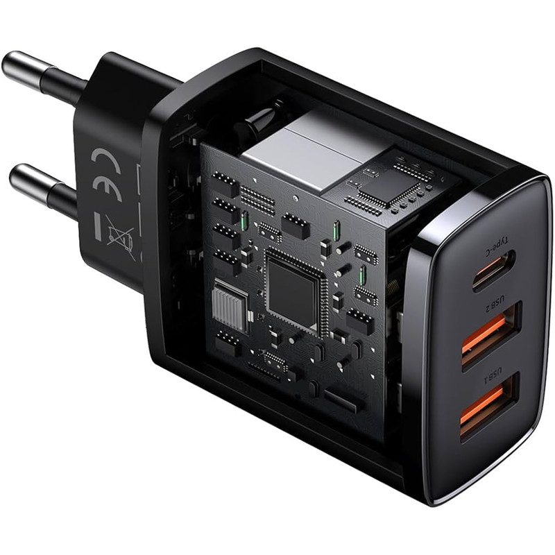 شارژر دیواری باسئوس مدل CCXJ 30W - مشکی