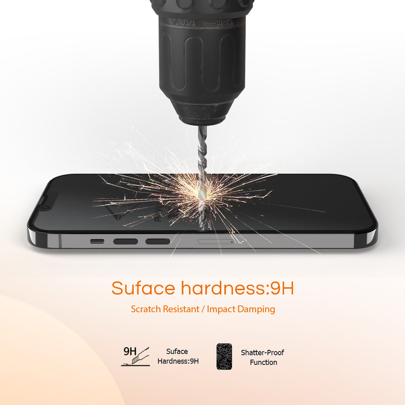 محافظ صفحه نمایش حریم شخصی اپیکوی مدل PvSight مناسب برای گوشی موبایل اپل iPhone 12 Pro Max