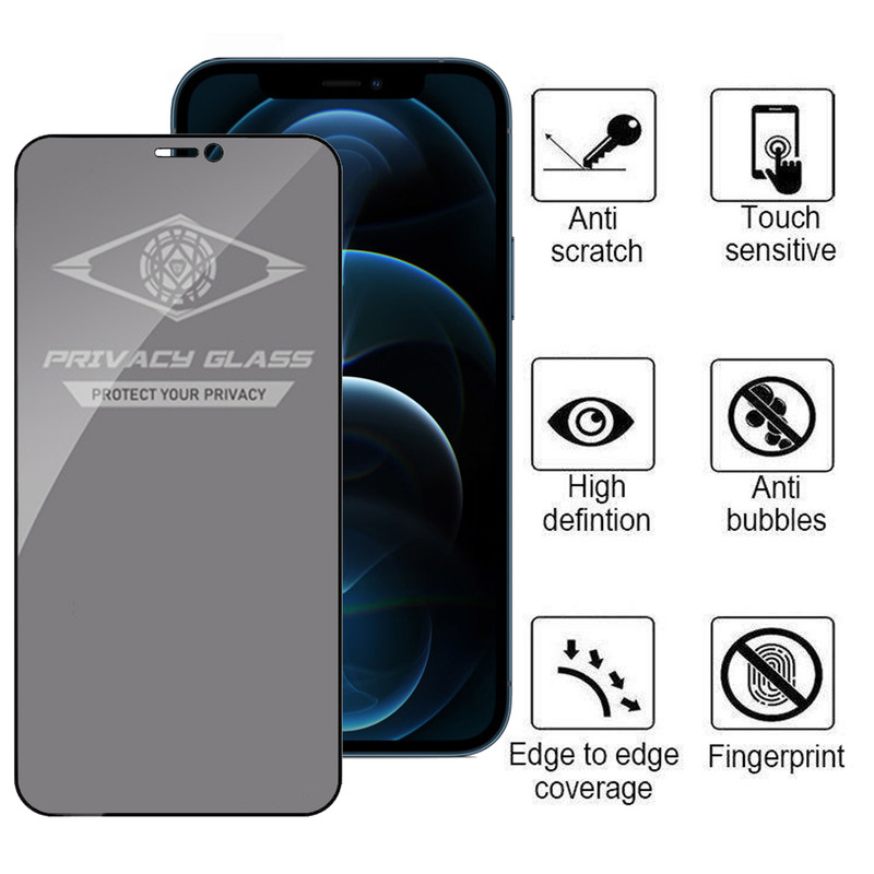 محافظ صفحه نمایش حریم شخصی اپیکوی مدل PvSight مناسب برای گوشی موبایل اپل iPhone 12 Pro Max