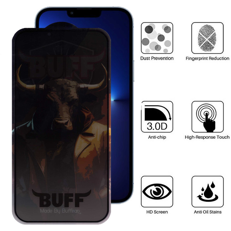 محافظ صفحه نمایش حریم شخصی بوف مدل Privacy Pro Plus مناسب برای گوشی موبایل اپل iPhone 13 Pro Max / 14 Plus