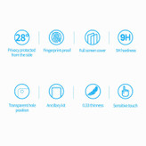 محافظ صفحه نمایش حریم شخصی بوف مدل Privacy Pro Plus مناسب برای گوشی موبایل اپل iPhone 13 Pro Max / 14 Plus