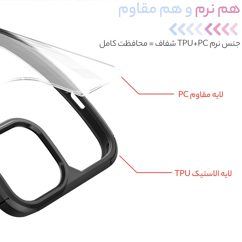 کاور سامورایی مدل SPC مناسب برای گوشی موبایل اپل iPhone 13 Pro Max
